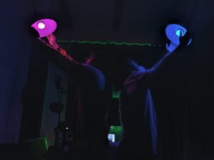 The shades of purple